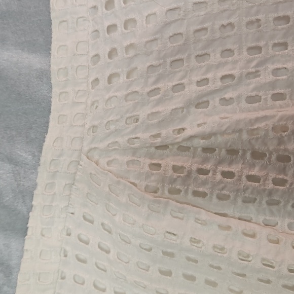 Crown & Ivy White Eyelet Skirt - Picture 7 of 7